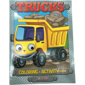 Bendon Trucks Colouring Book & Activity Book / 32 Page Colouring Book