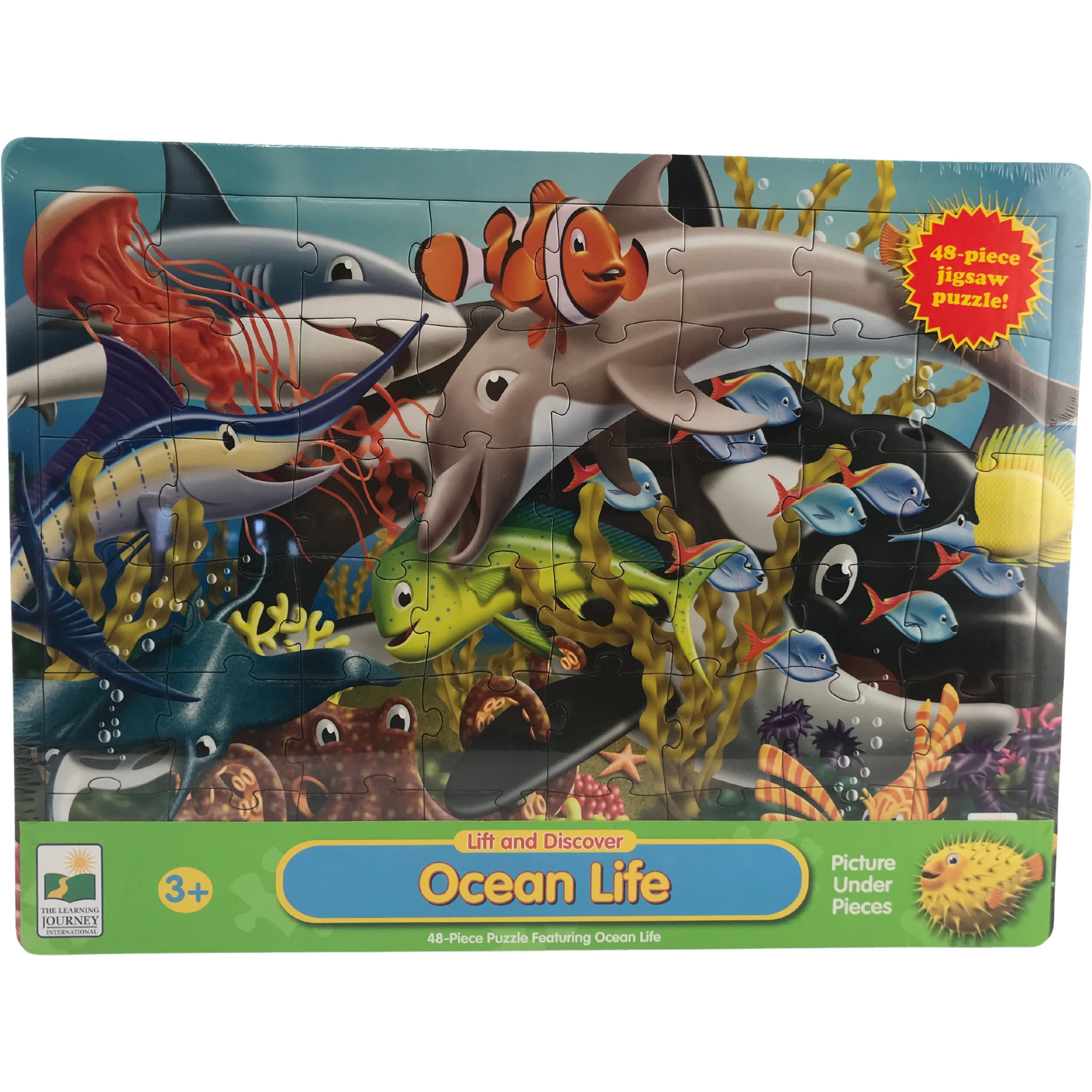 The Learning Journey Ocean Life Puzzle / 48 Piece Jigsaw Puzzle / Ocean Picture