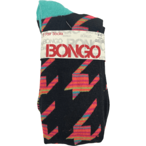 Bongo Women's Socks / Tall Socks / 3 Pairs / Bright Colours / Shoe Size 4-10