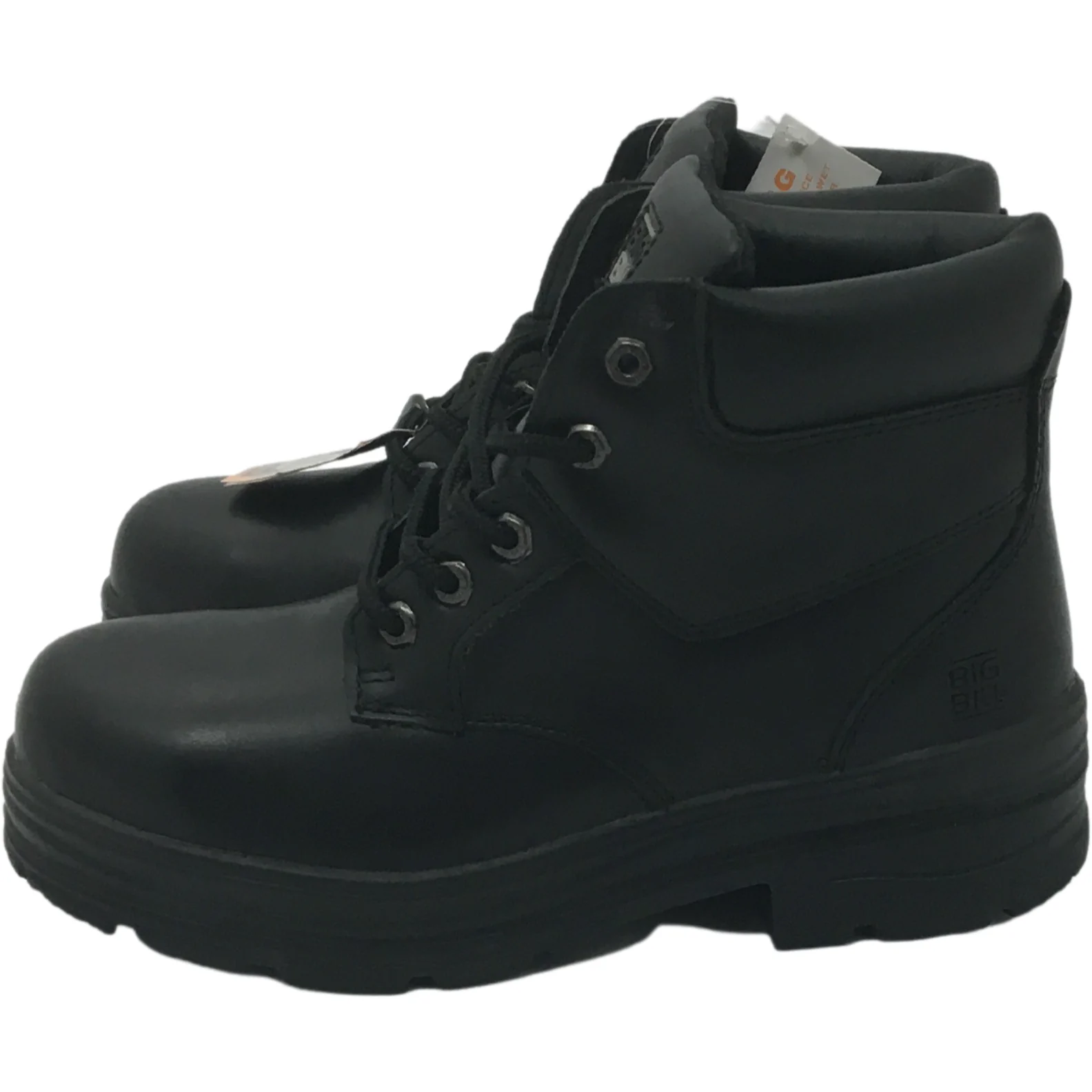 Big Bill Footwear Men's Safety Boots / Work Boots / BB 3000 / Black / Size 8