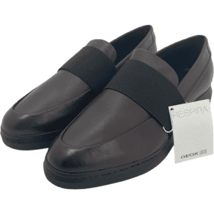 Geox Women's Loafer / D Jerrica B / Dark Burgundy & Black / Leather Shoe / Size 7.5 **No Tags**