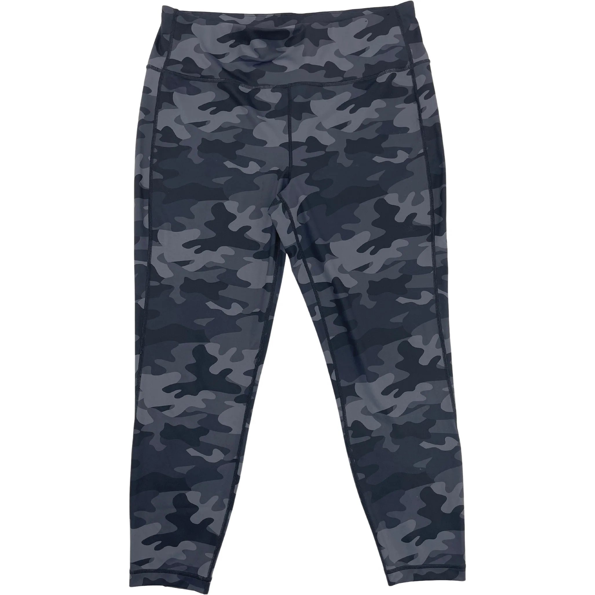 Kyodan Legging Women's Grey Camo High Waisted Workout Gym