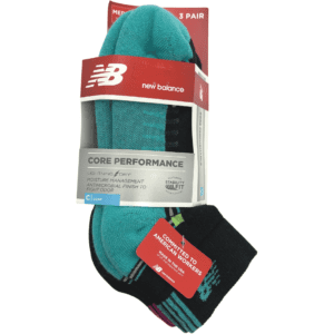 New Balance Women's Socks / Performance Socks / 3 Pairs / Bright Colours / Medium