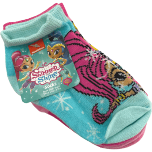 Nickelodeon Toddler Girl's Socks / 5 Pairs / TV Characters / Various Sizes