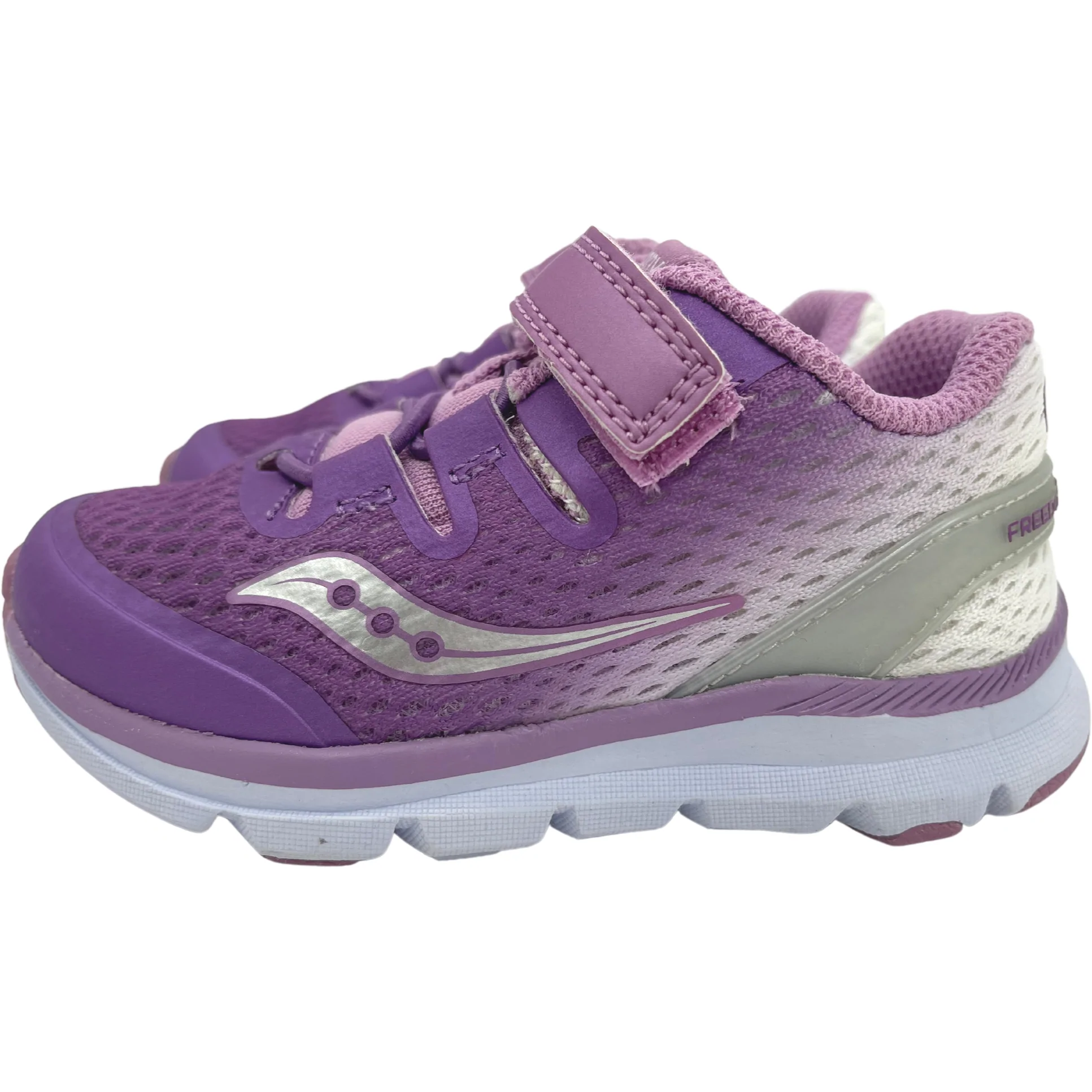 Saucony Girl's Running Shoes / S-Baby Freedom / Pink & Purple / Size 7XW **No Tags**