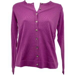 Kirkland Women's Button Up Cardigan / Purple / Various Sizes