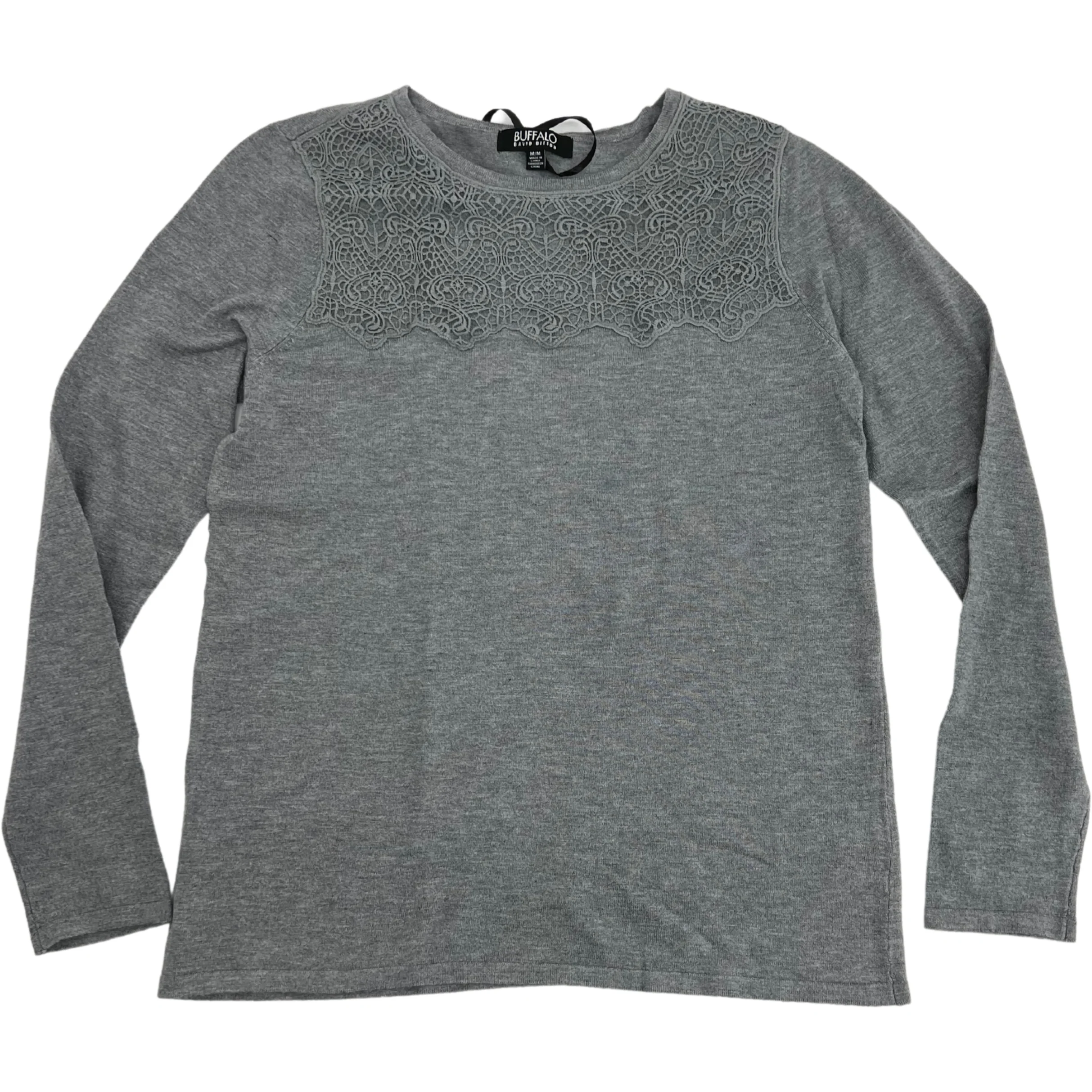 Buffalo David Bitton Women's Long Sleeve Shirt / Size M | Grey