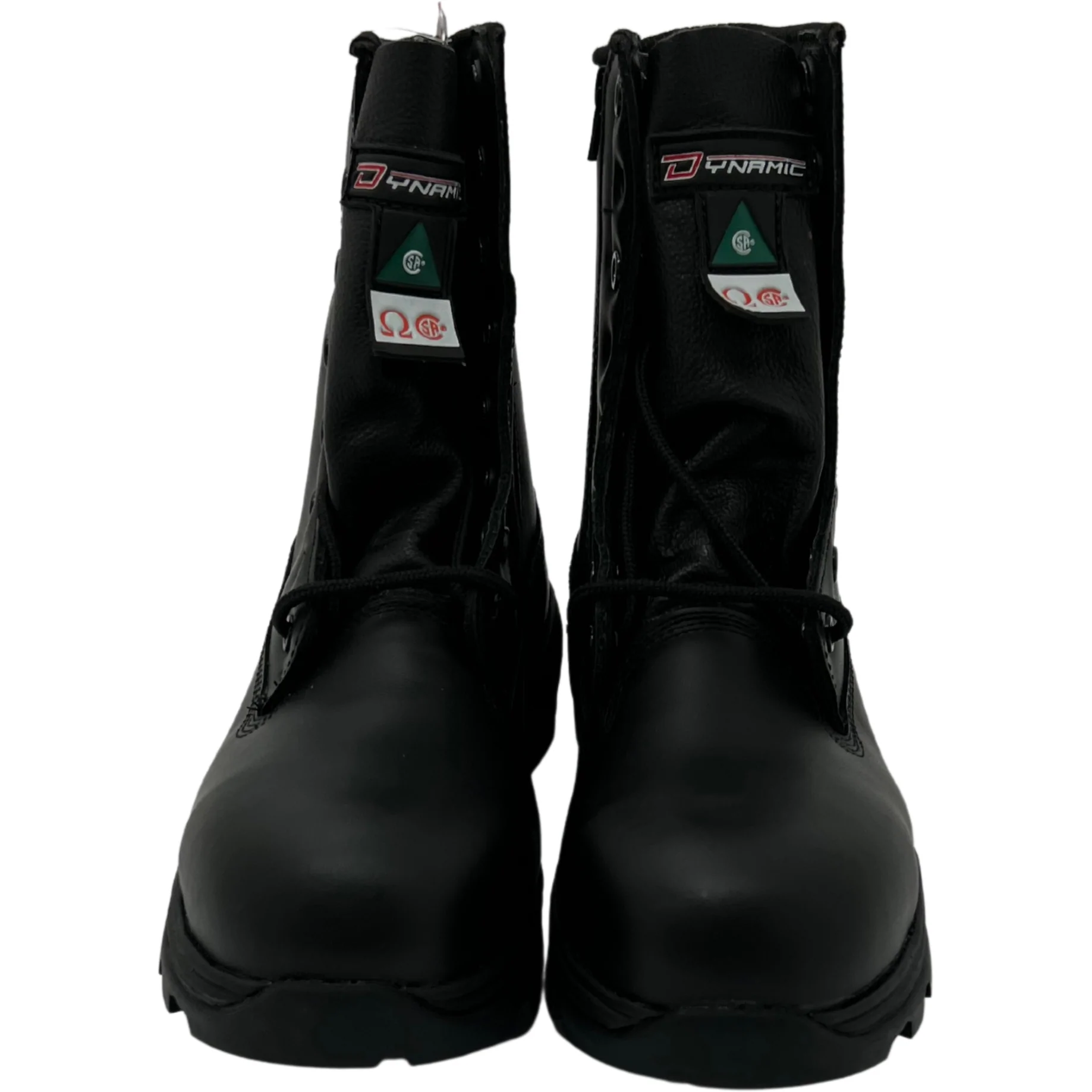 Dynamic Men's Work Boots / Safety Boots / Black / Size 8