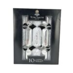 Tom Smith Silver & White Christmas Crackers : 10 Pack