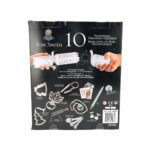 Tom Smith Silver & White Christmas Crackers : 10 Pack1