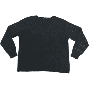 Ella Moss Women's V-Neck Sweater / Black / Size Large
