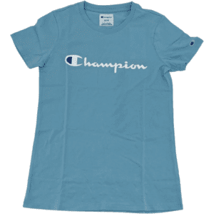 Champion Women's Crewneck T-Shirt: Blue / Various Sizes