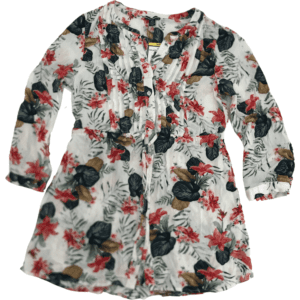 Hilary Radley Women's Top / Dress Shirt / Flower Patterned / Various Sizes