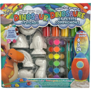Just My Style Paint Your Own Dinosaur & Friends Craft Set / 35 Pieces / Kid's Craft Kit **DEALS**