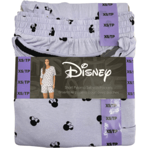 Disney Women's Pyjama Set / 2 Piece Set / Purple / Size XSmall