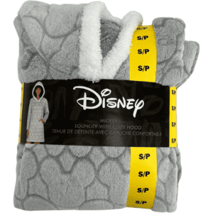 Disney Women's Lounger with Hood / Robe / Mickey Mouse / Grey / Various Sizes