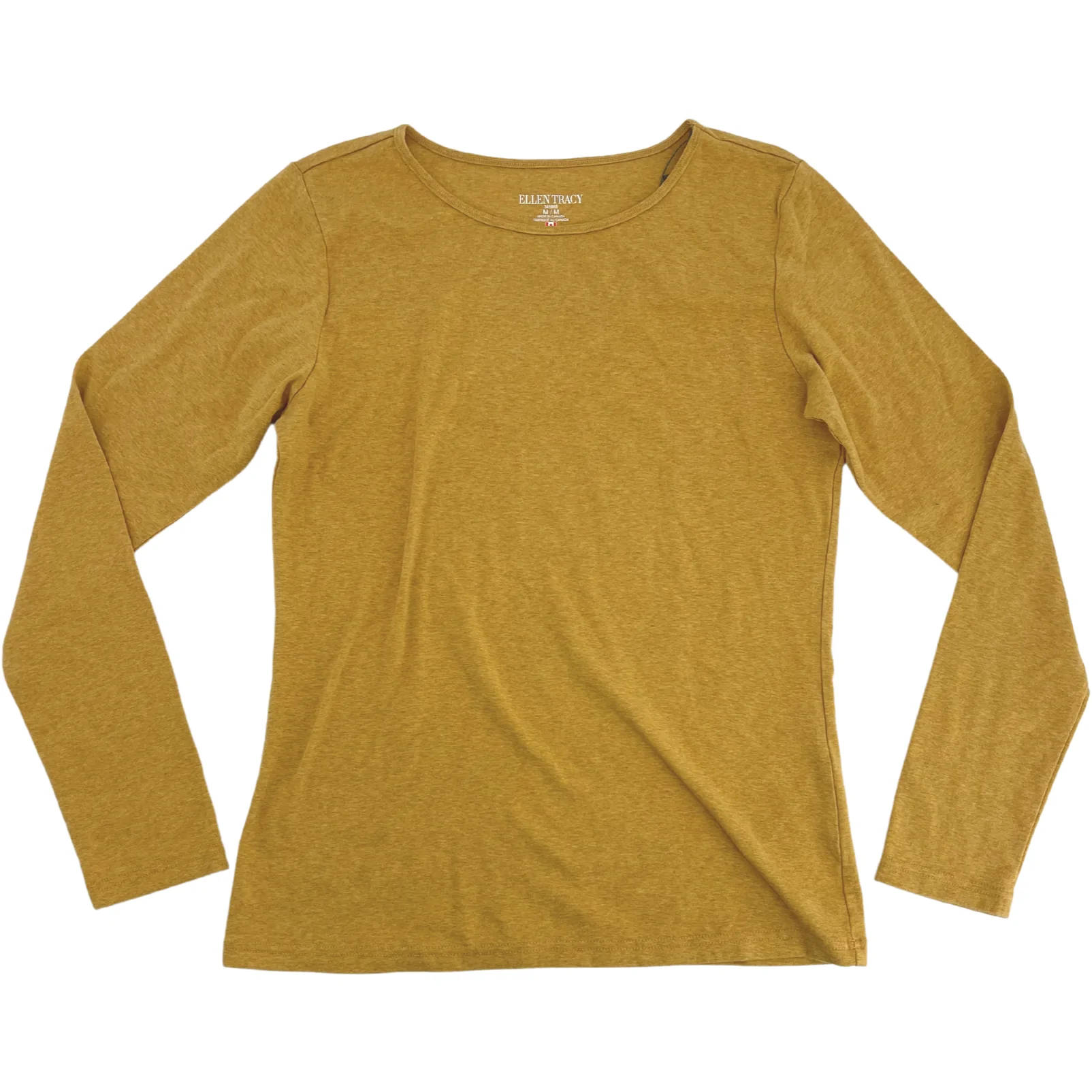 Ellen Tracy Women's Long Sleeve Shirt / Yellow / Various Sizes