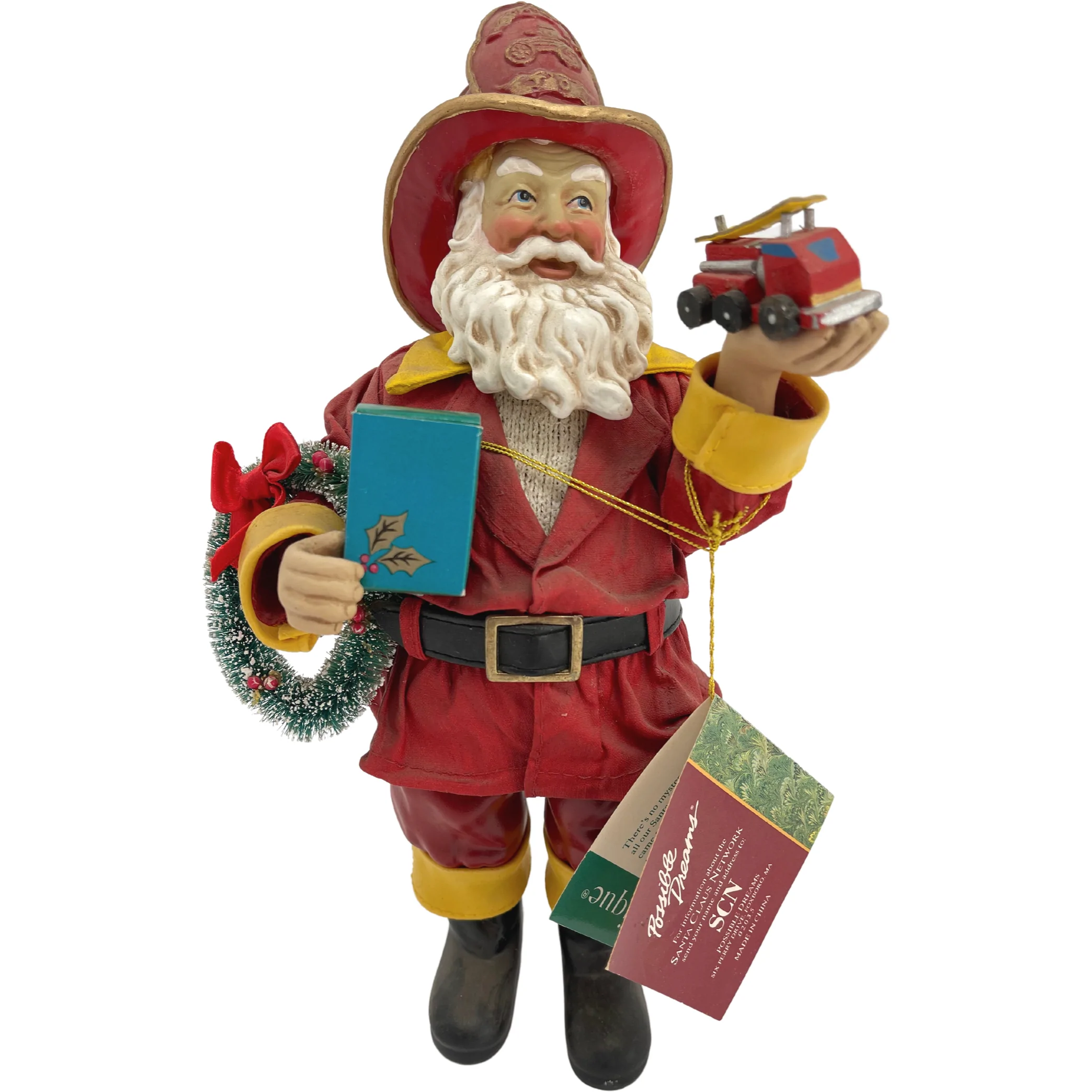 Possible Dreams Santa Claus Decor Piece / Fireman Santa Claus / Holiday Decor **DEALS**