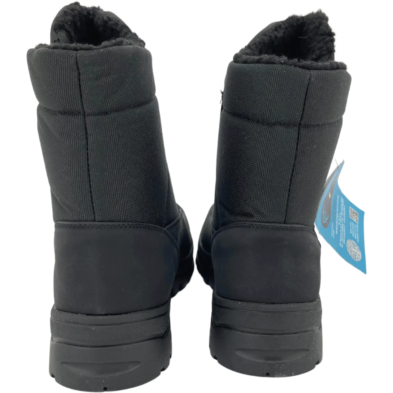 ProTec Men’s Black Side Zipper Tipper Ice Grip Winter Boots / Size 42