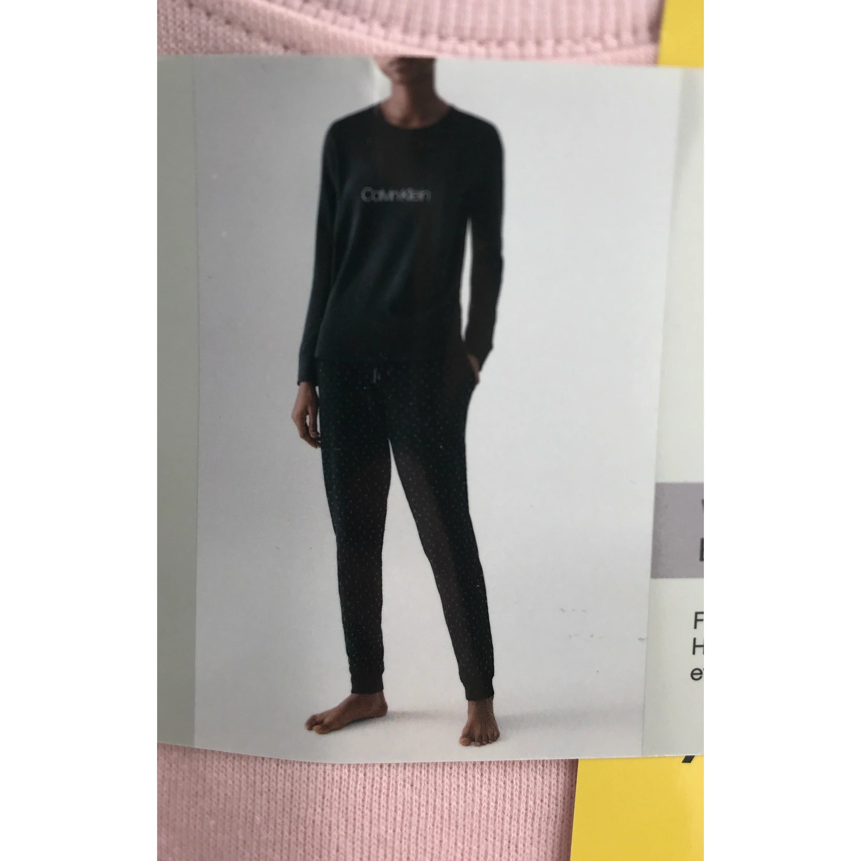 Calvin Klein Women's Pajama Set: Top & Bottom Set / Pink / Various Sizes