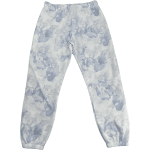 Lazy Pants Women's Sweatpants / White & Purple / Watercolour / Various Sizes