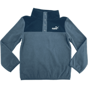 Puma Children's Sweater: Pull On Sweater / 2 Toned Blue / Various Sizes