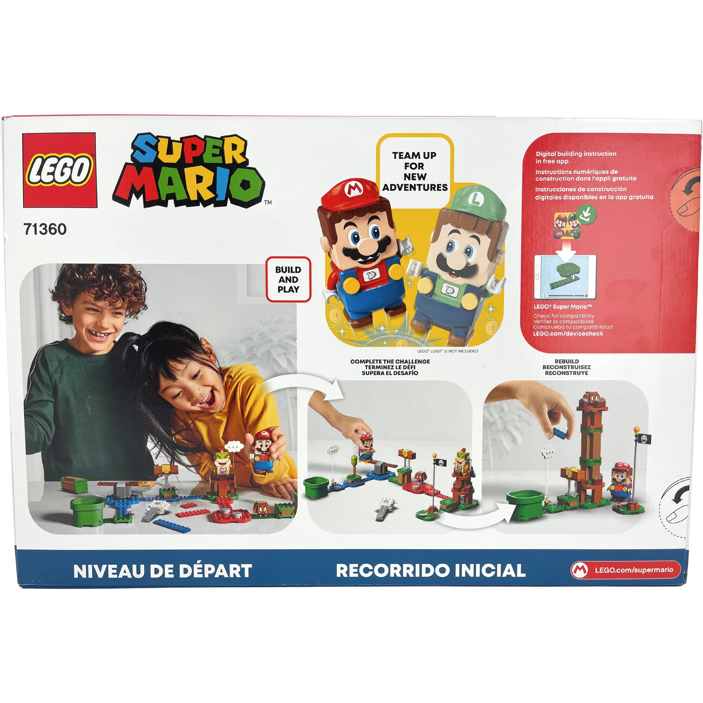Mario Adventures Super Mario Lego App Instructions LEGO X Super