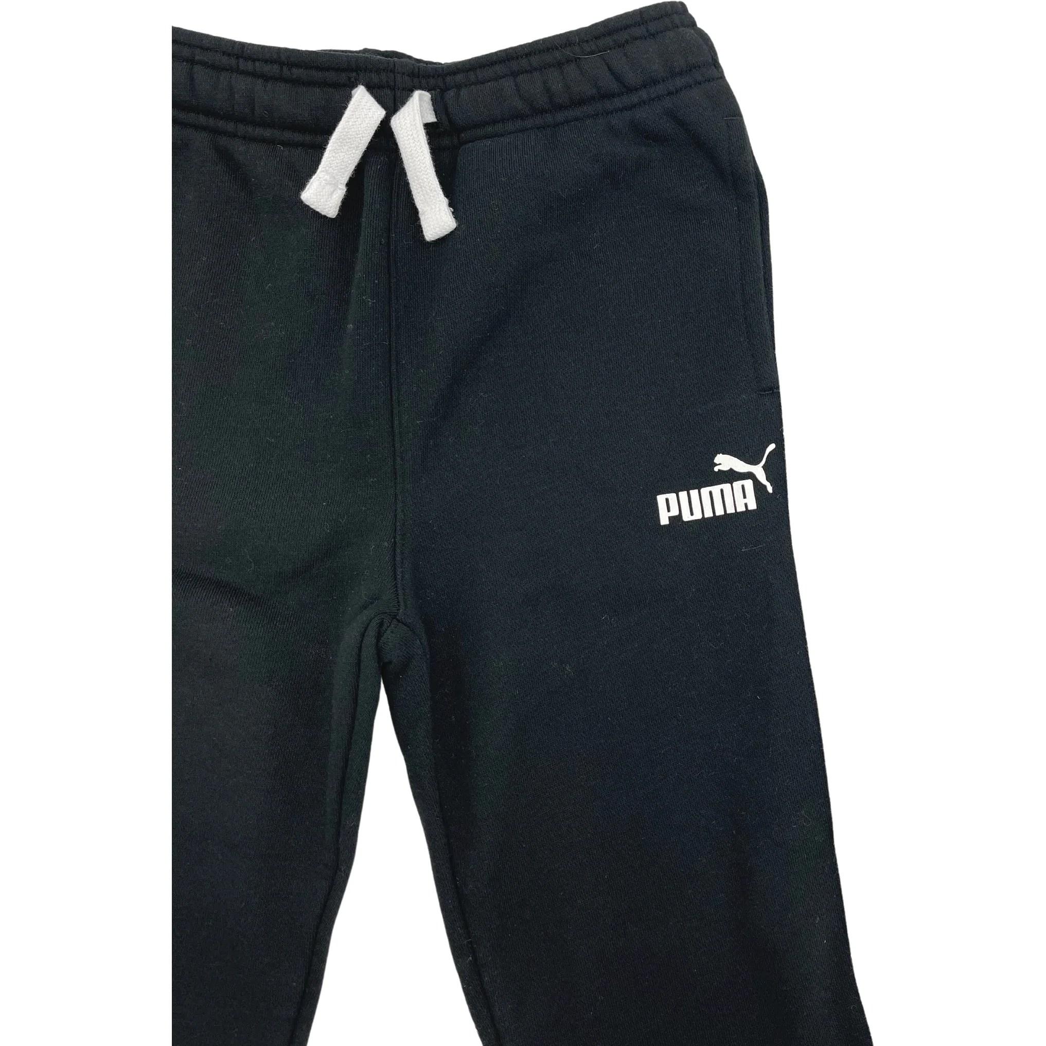 Puma Boy's Sweatpants / Boy's Jogging Pants / Black & White / Size Medium