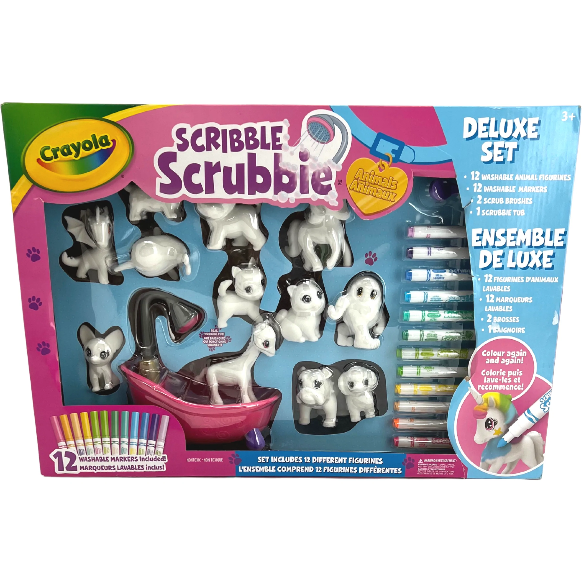 Crayola Scribble Scrubbie Animals / Deluxe Set / Kid's Colouring Toy / Ages 3+**DEALS**