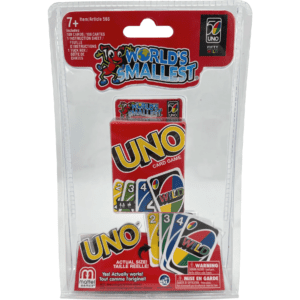 Mattel World's Smallest UNO Game / 1 Pack / Travel Size Toy
