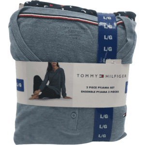Tommy Hilfiger Women's Pajama Set: Blue / Top & Pants Set / Various Sizes