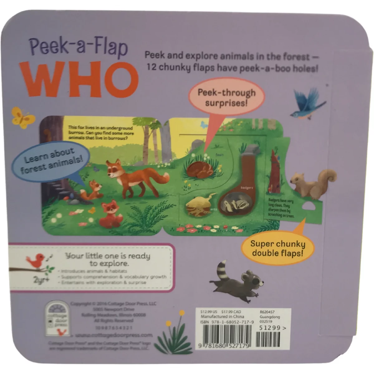WHO Flap Book: Peek A Flap Book / Animals /