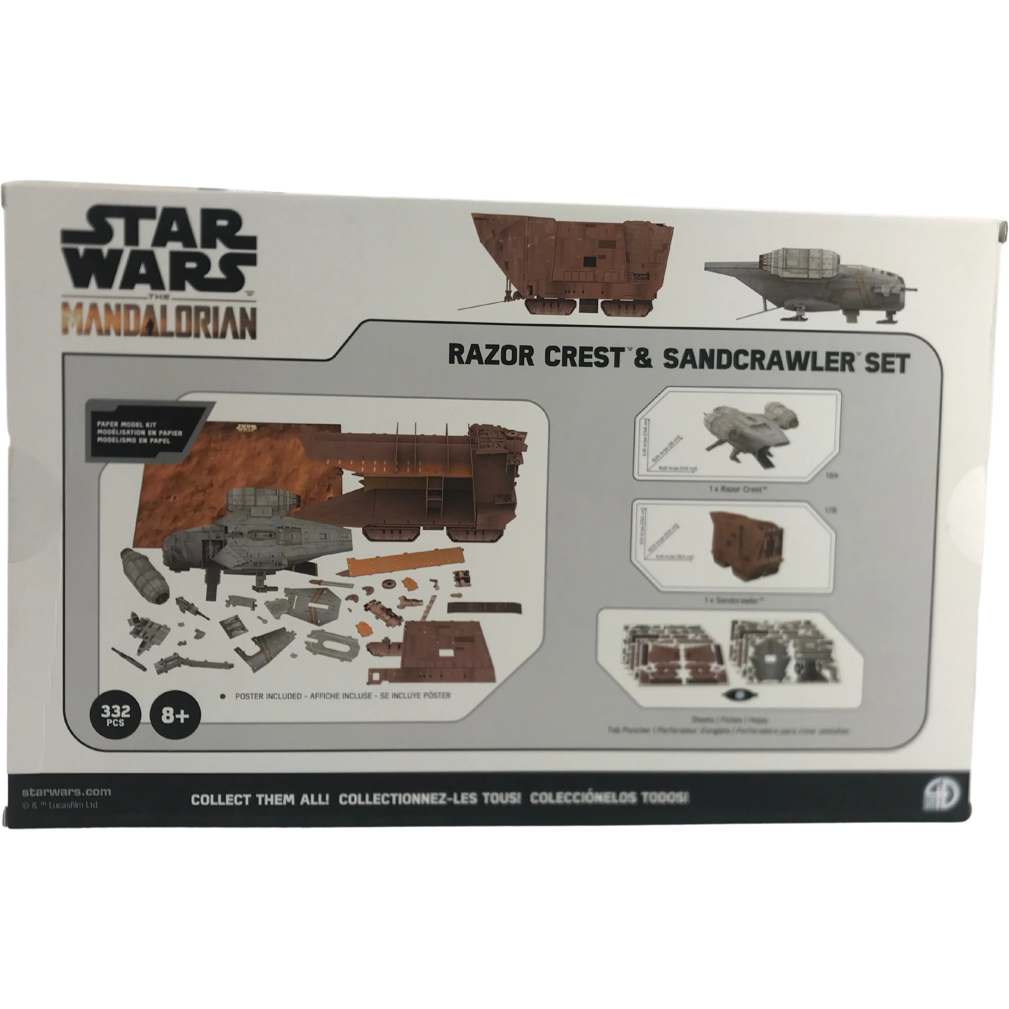 Star Wars Razor Crest & Sandcrawler Building Set: The Mandalorian / 332 Pieces **DEALS**