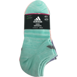 Adidas Children's Socks: 6 Pairs / Pastel Colours / No Show Socks
