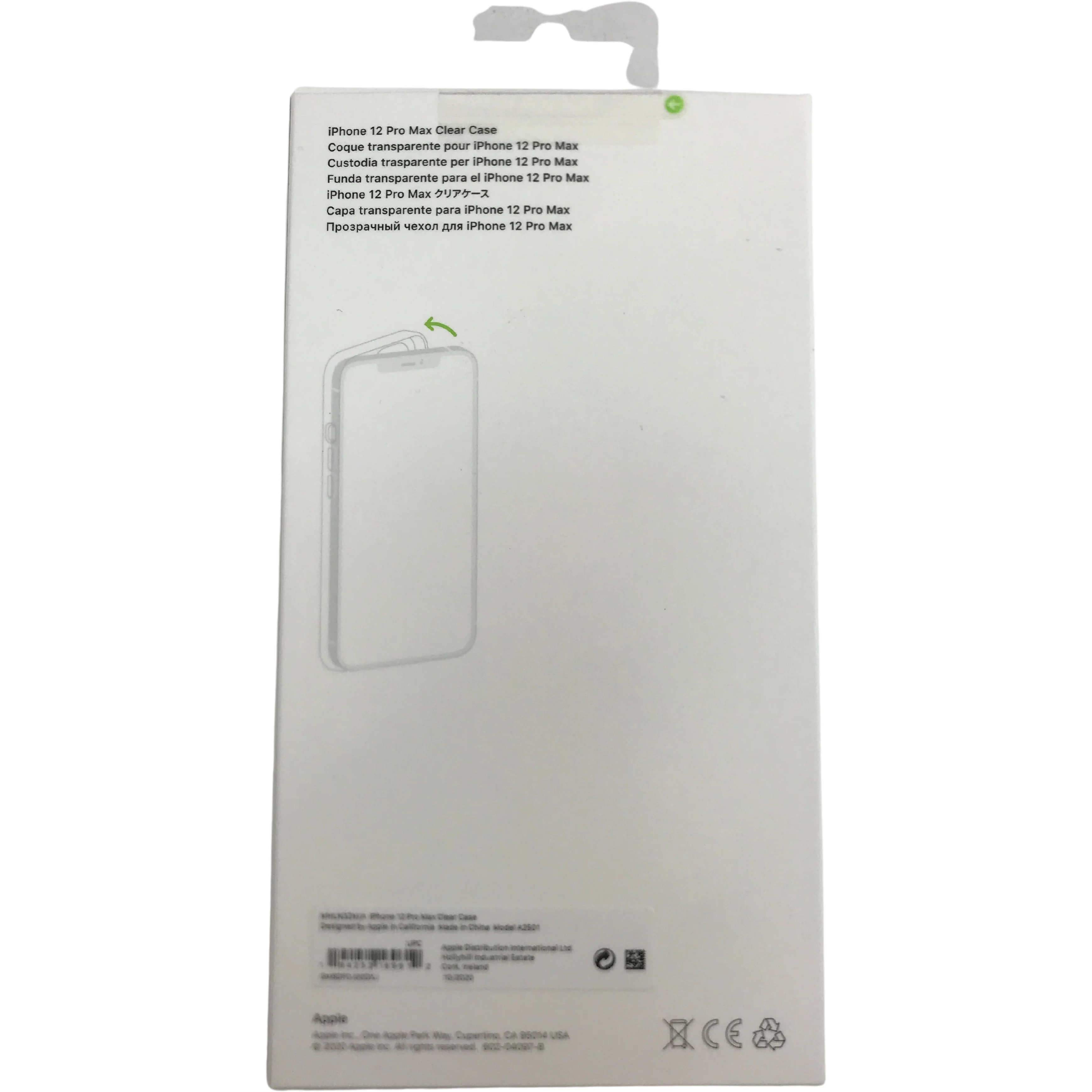 iPhone 12 Pro Max Cell Phone Case: Clear / 12 Pro Max