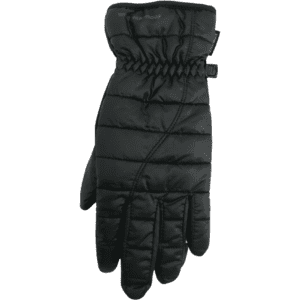 Weatherproof Women's Gloves: Black / Lined / Waterproof / Large