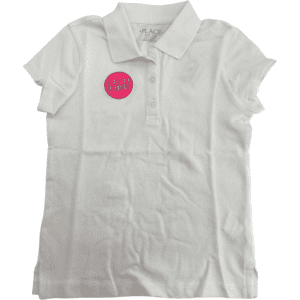 The Children's Place Girl's Polo Shirt / White / Various Sizes