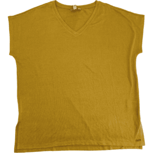Orvis Women's Short Sleeve Shirt / Tunic Knit Top / Yellow / Various Sizes