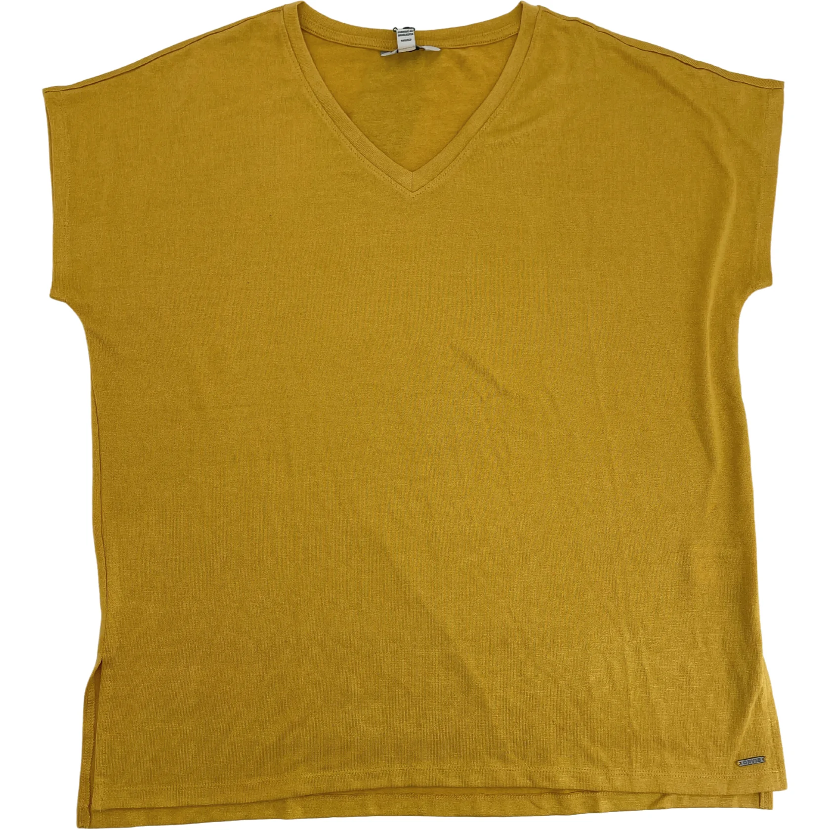 Orvis Women's Short Sleeve Yellow Knit Shirt / Various Sizes
