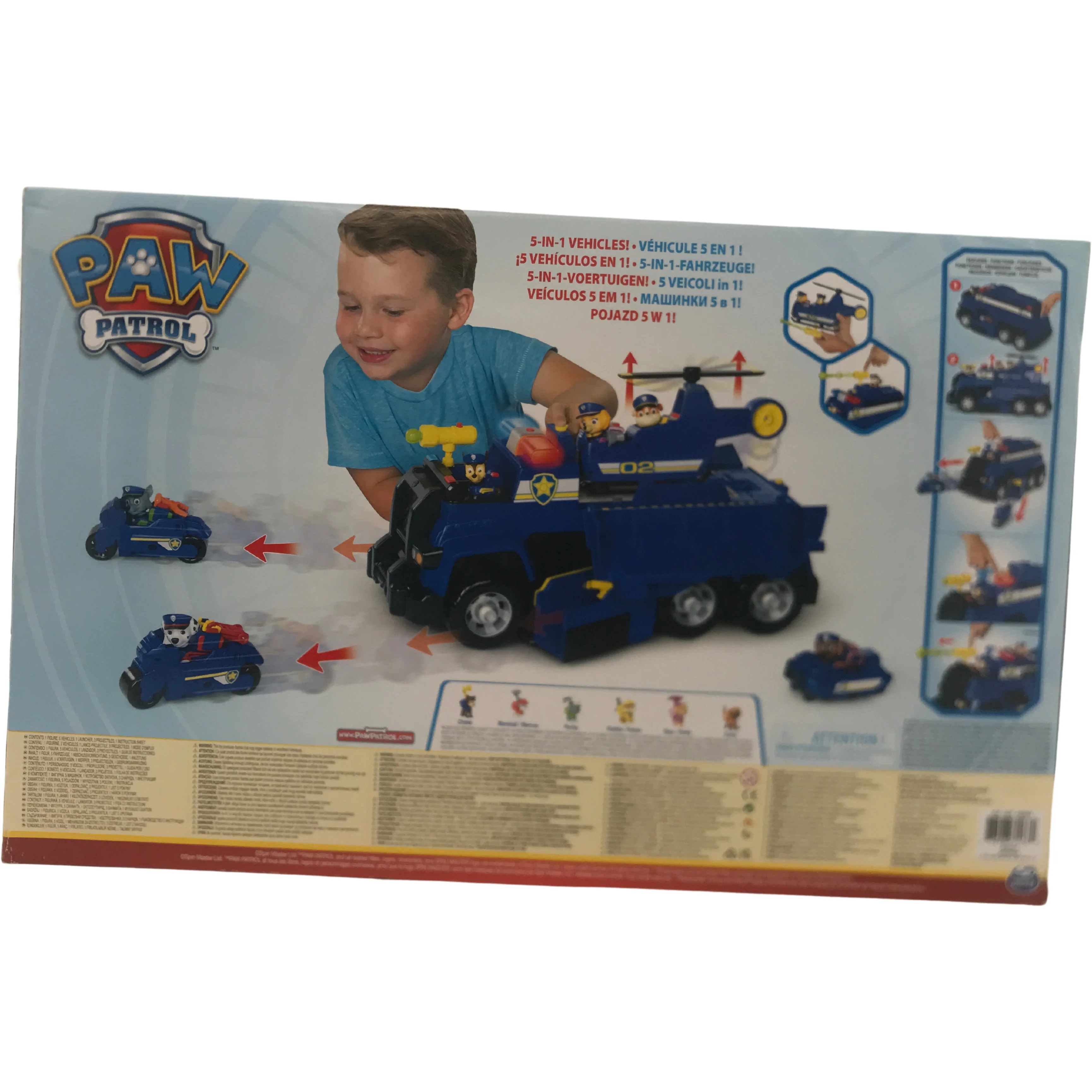 Paw Patrol Chase Ultimate Police Cruiser: 5 in 1 Vehicle / Lights & Sounds **DEALS