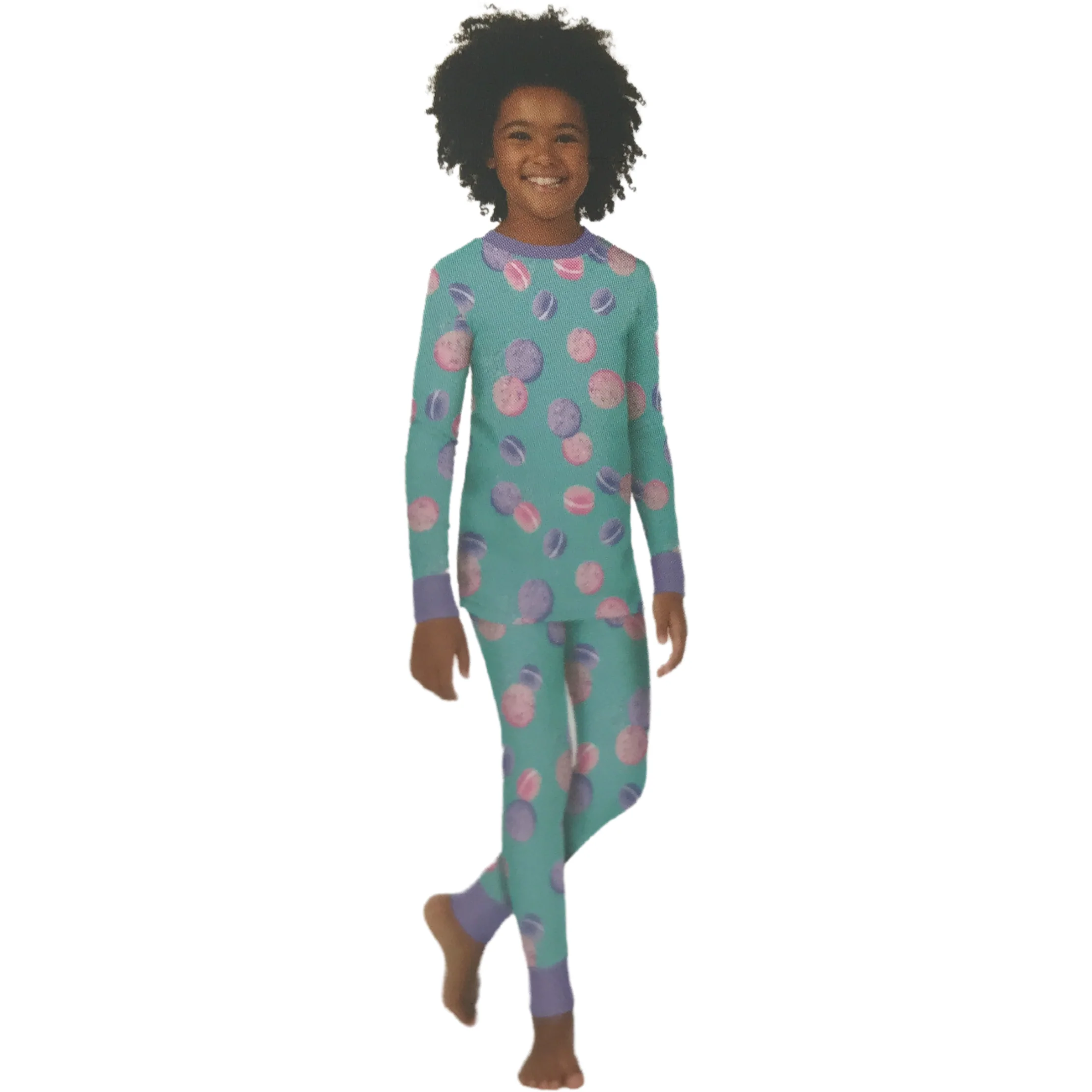 Kirkland Children's Pajama Set: 2 Pack / Size 6 / Purple & Teal