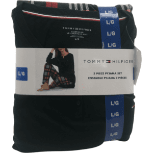 Tommy Hilfiger Women's Pajama Set: Black / Top & Pants Set / Various Sizes