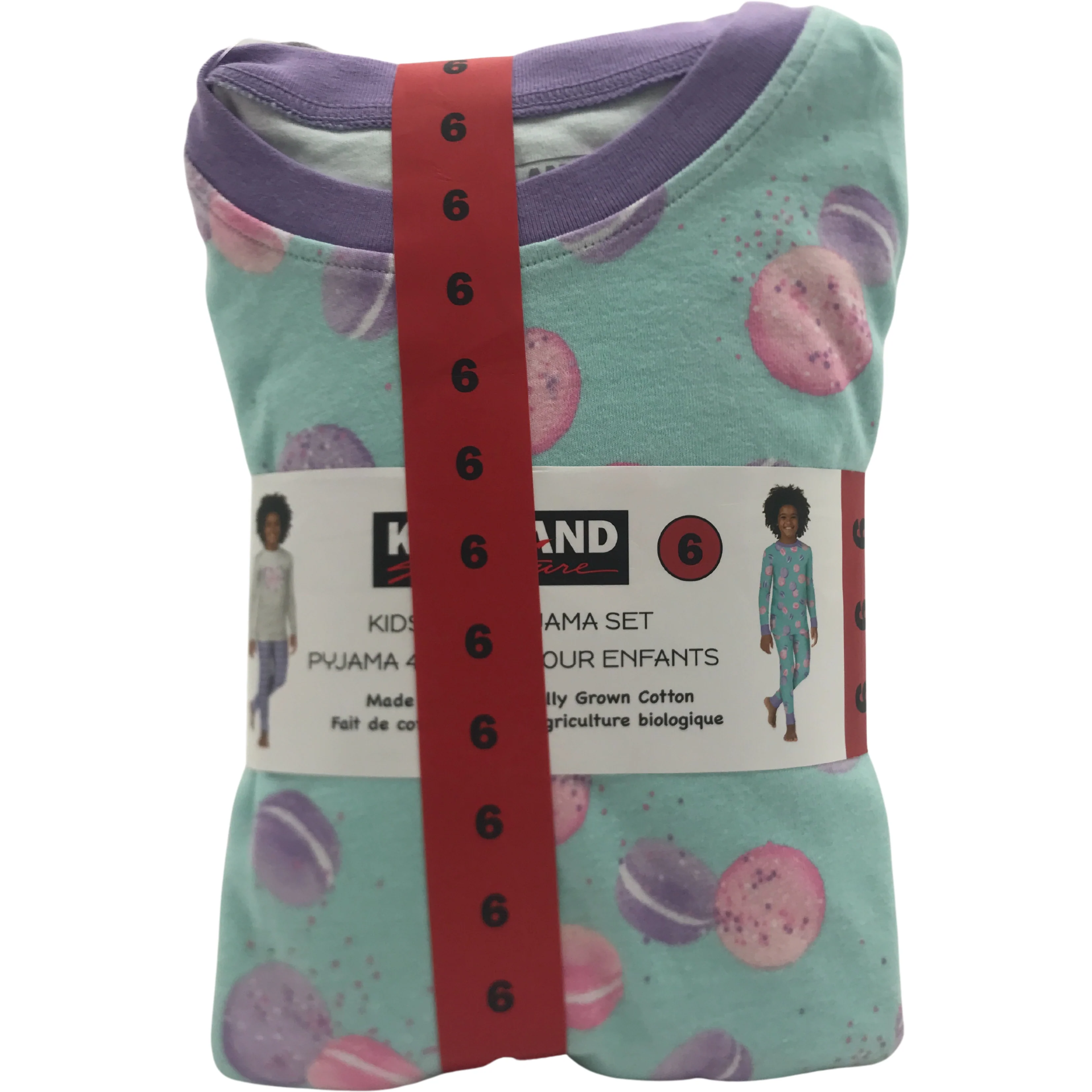 Kirkland Children's Pajama Set: 2 Pack / Size 6 / Purple & Teal