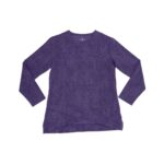 Tuff Athletics Women's Purple Snake Skin Patterned Long Sleeve Shirt