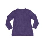 Tuff Athletics Women's Purple Snake Skin Patterned Long Sleeve Shirt 1