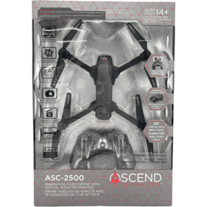 Ascend Aeronautics Premium HD Video Drone / ASC-2500 Model / Black