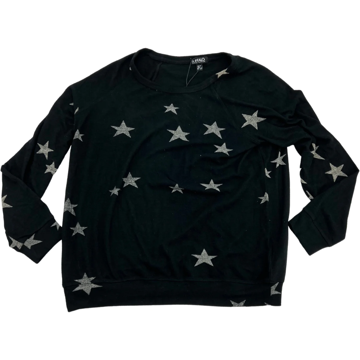 Buffalo David Bitton Women's Long Sleeve Sweater: Black / Stars / Various Sizes
