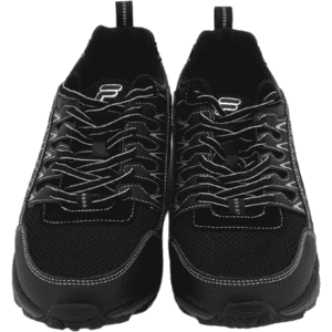 Fila Men's Evergrand TR 21.5 Shoes / Black & Silver / Various Sizes **NO TAGS**