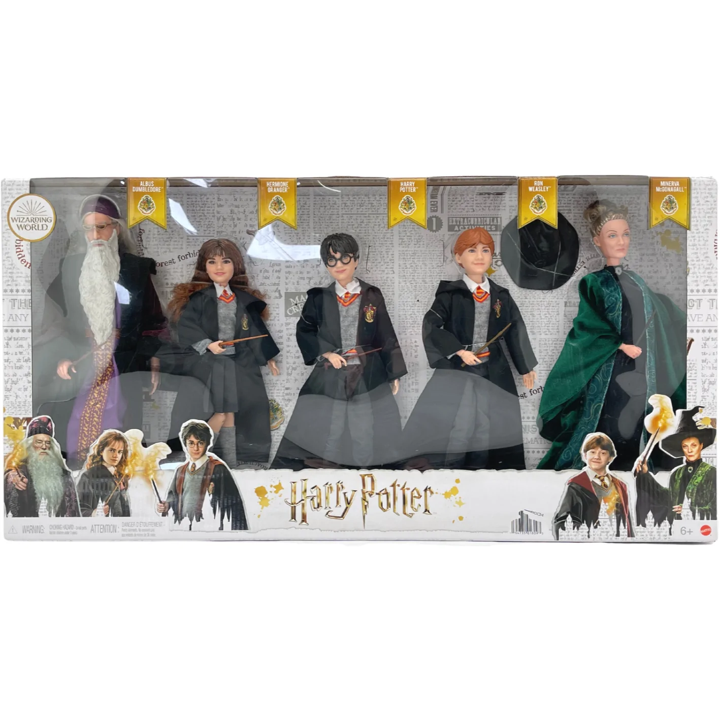 Harry Potter Wizarding World Character Set / 5 Character Set / Action Figures with Accessories
