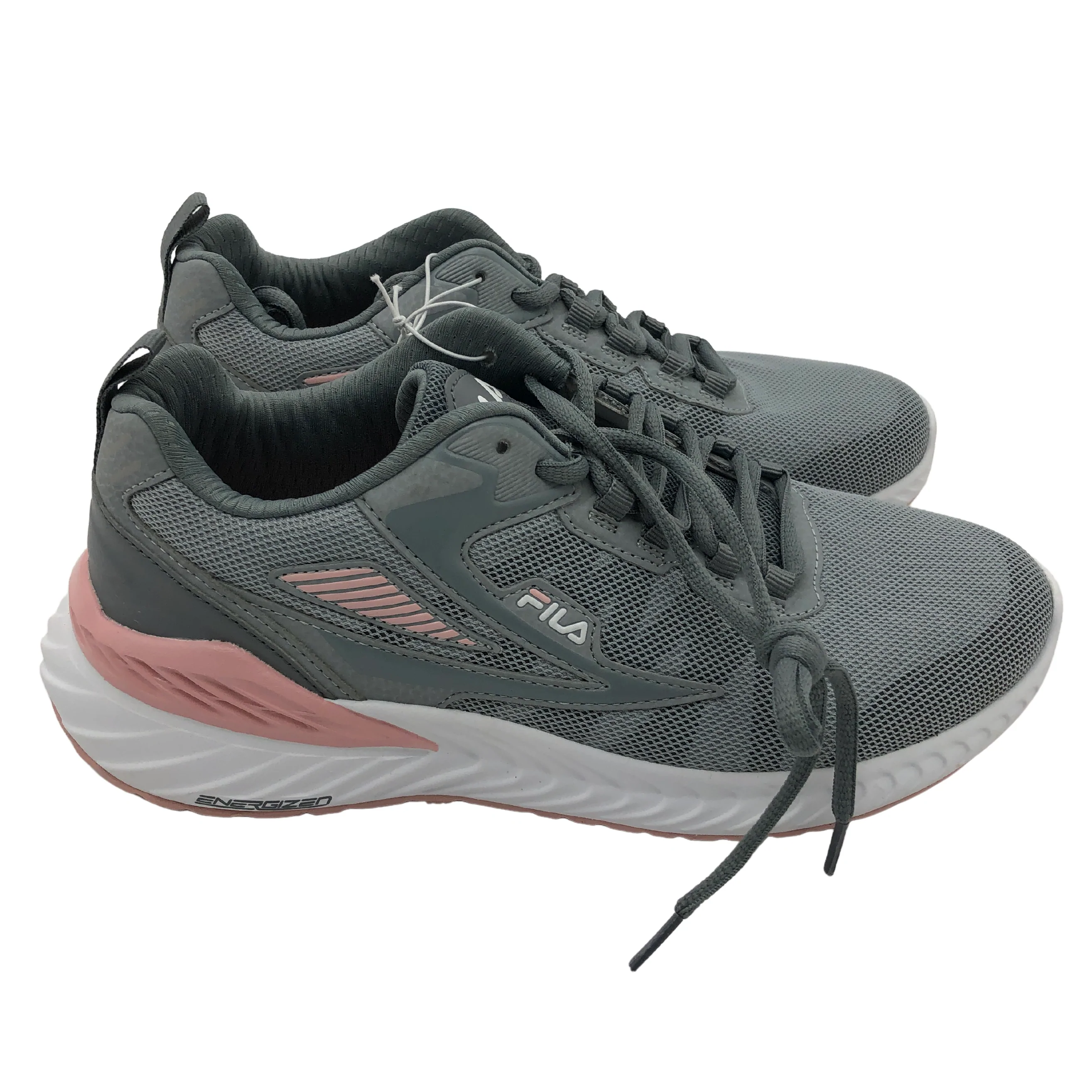 Fila Women's Running Shoes / Trazoros Energized 2 / Grey & Pink / Size 10 **No Tags**
